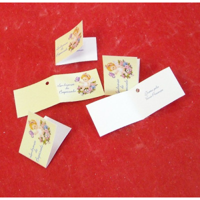 CARTãO AMARELO C/ ANJO -...