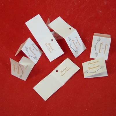 CARTãO BRANCO C/ DUAS...