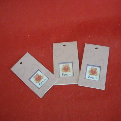 CARTãO DEDIC. C/ URSO P1012...