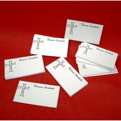 CARTãO GRAV. A PRETO, CRUZ...