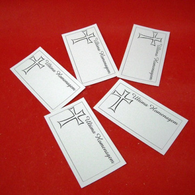 CARTãO GRAV. A PRETO, CRUZ...