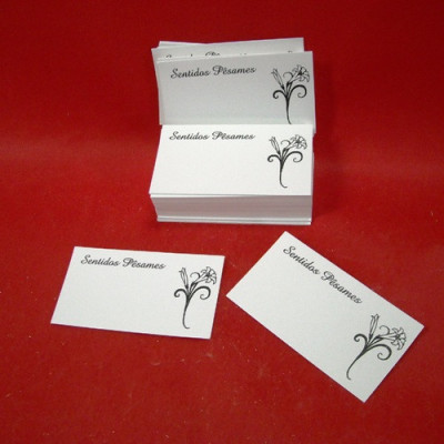 CARTãO GRAV. A PRETO, FLOR...