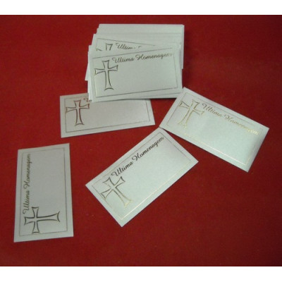 CARTãO GRAV. OURO, CRUZ -...