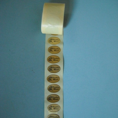 ETIQUETA DD DOURADA - OVAL...