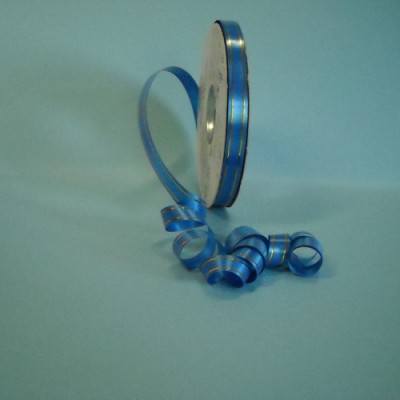 FITA AZUL C/ FIOS DOURADO 13MM