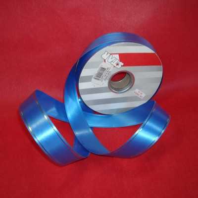 FITA AZUL C/ FIOS DOURADO 31MM