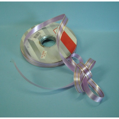 FITA LILAS C/ FIOS DOURADO...