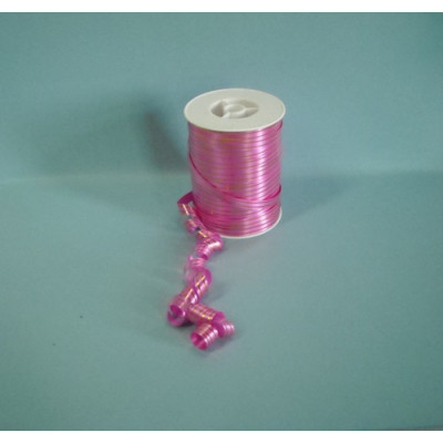 FITA ROSA C/ FIO DOURADO 10MM