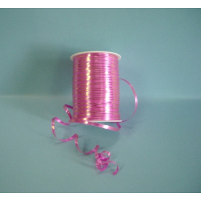 FITA ROSA C/ FIO DOURADO 5MM