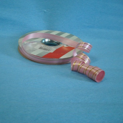 FITA ROSA C/ FIOS DOURADO 13MM