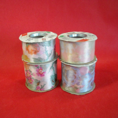 FITA TECIDO C/ FLORES A1 50MM