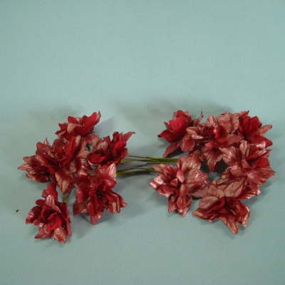 RAMO 6 FLORES VERMELHAS