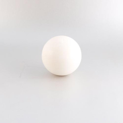 VELA BOLA BRANCA 11CM