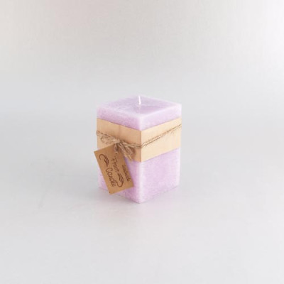 VELA QUADRADA AZUL/LILAS...