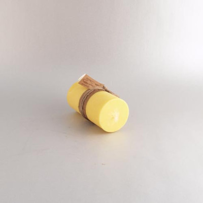 VELA REDONDA AMARELA 7CMX15CM