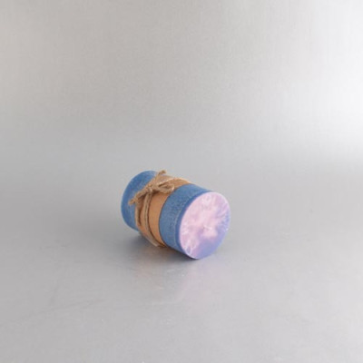 VELA REDONDA AZUL 7CMX10CM