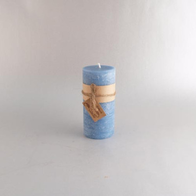 VELA REDONDA AZUL 7CMX15CM