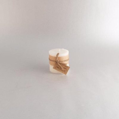 VELA REDONDA BRANCA 7CMX7CM