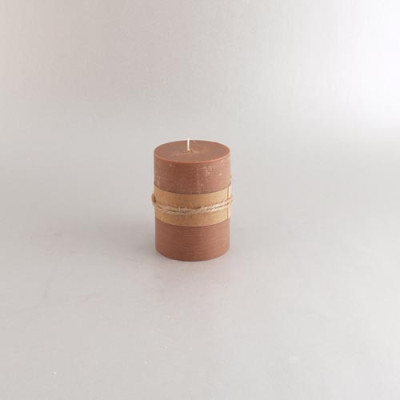 VELA REDONDA CASTANHA 7CMX10CM