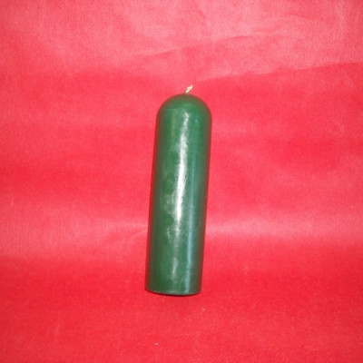 VELA REDONDA VERDE 6CMX21CM