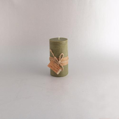 VELA REDONDA VERDE 7CMX15CM