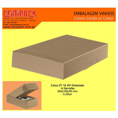 CAIXA CARTAO KRAFT ONDULADO...