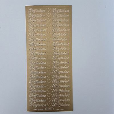 ETIQUETAS BEIJINHOS OURO