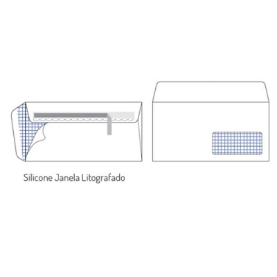 ENVELOPE BRANCO SILICONE...