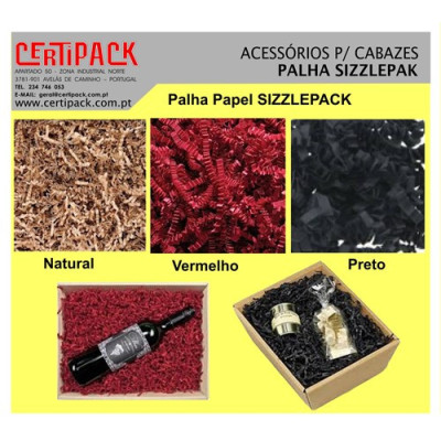 PALHA PAPEL SIZZLEPAK PRETO