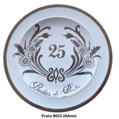 PRATO PORCELANA B023 "25...