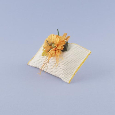 BOLSA COM FLOR AMARELA