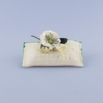 BOLSA COM FLOR EM TOM NATURAL